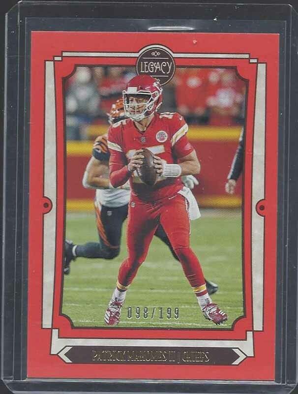 PATRICK MAHOMES II 2019 PANINI LEGACY ORANGE #D 98/199