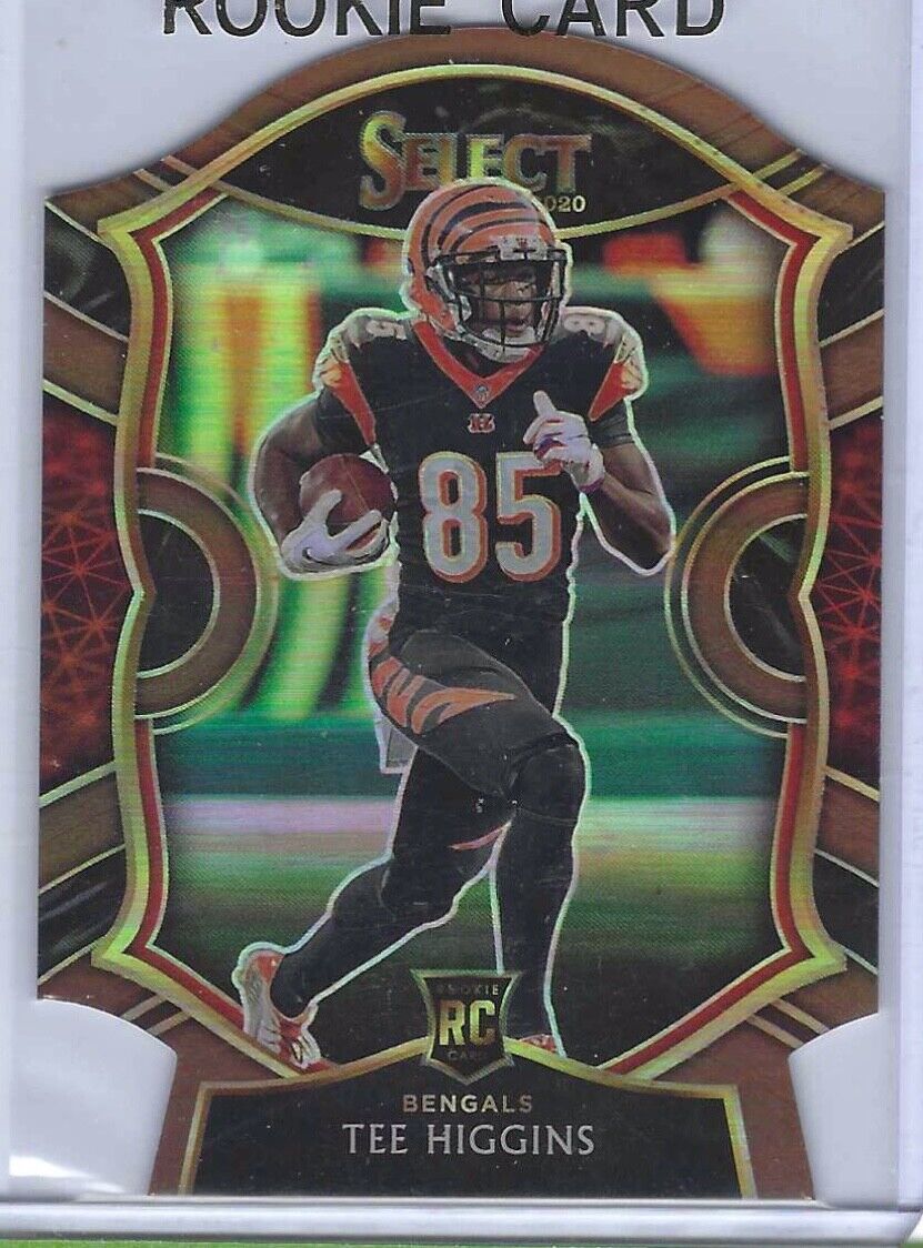 TEE HIGGINS 2020 PANINI SELECT BRONZE CONCOURSE LEVEL DIE CUT RC #D /355