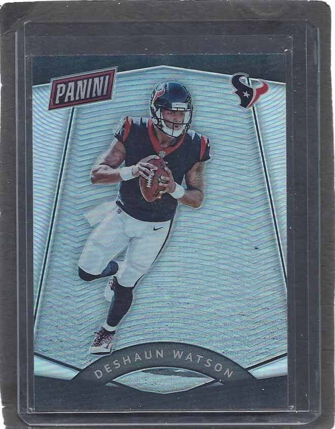 DESHAUN WATSON 2017 PANINI THE NATIONAL VIP SILVER PRIZM HOUSTON TEXANS RC #22