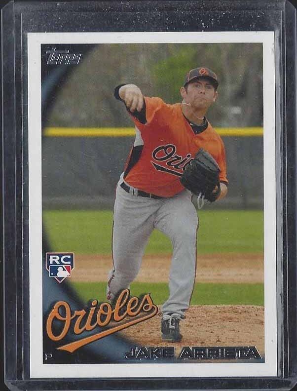 JAKE ARRIETA 2010 TOPPS UPDATE SERIES CUBS TRUE ROOKIE RC #251