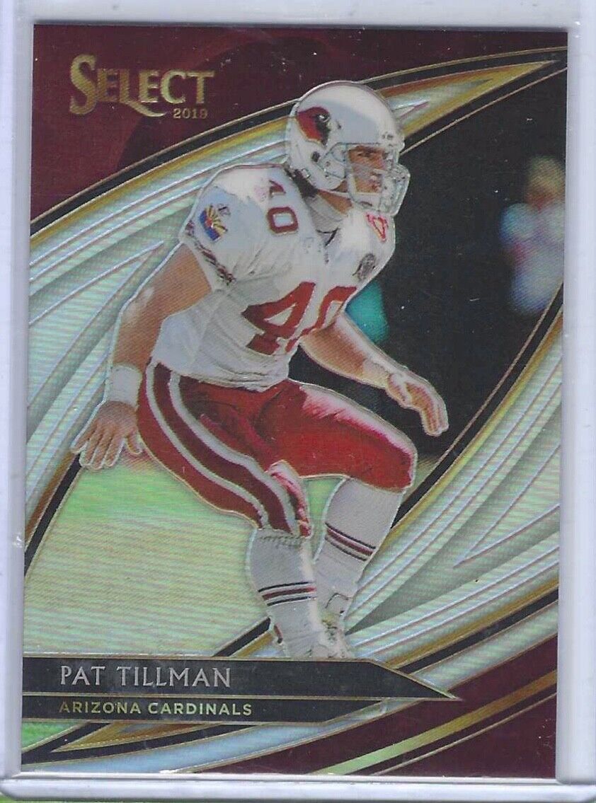 PAT TILLMAN 2029 PANINI SELECT FIELD LEVEL SILVER PRIZM #267