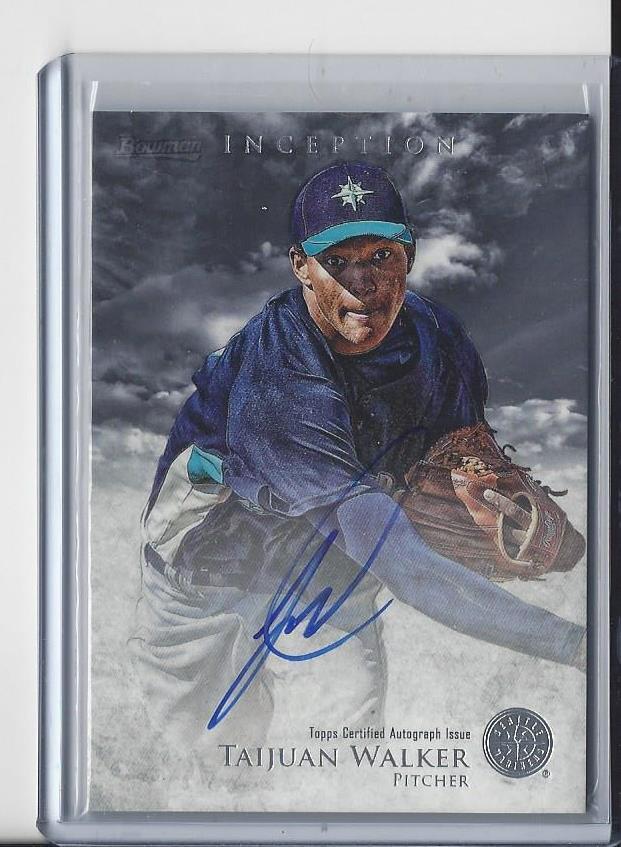 TAIJUAN WALKER 2013 TOPPS INCEPTION ON CARD PROSPECT AUTO