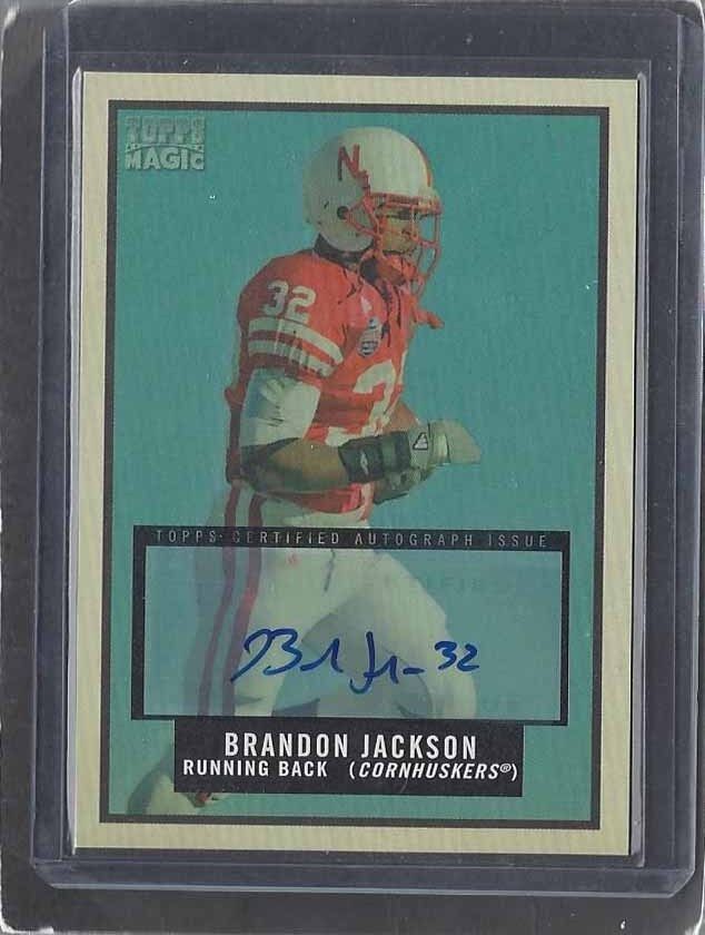 BRANDON JACKSON 2009 TOPPS MAGIC NEBRASKA SP RARE /150 AUTO #174