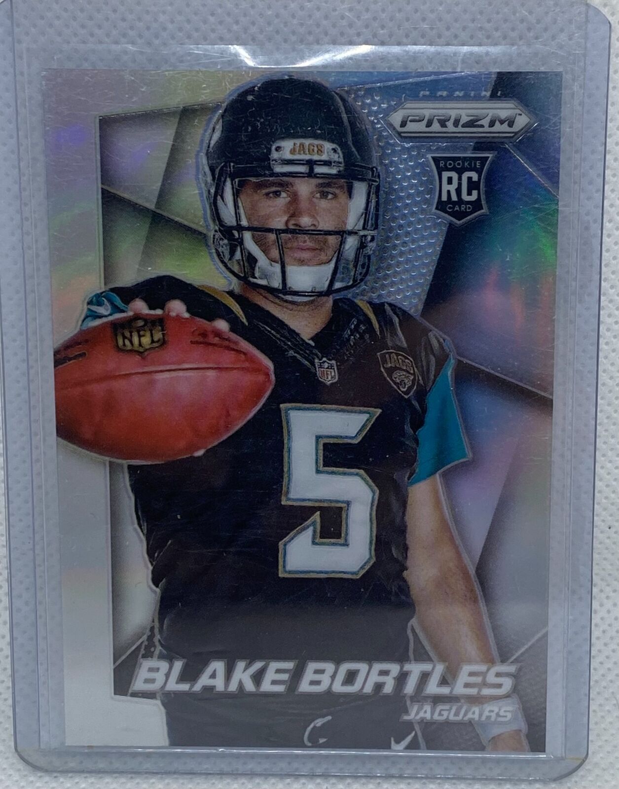 BLAKE BORTLES 2014 PANINI PRIZM SILVER PRIZMS ROOKIE RC #235
