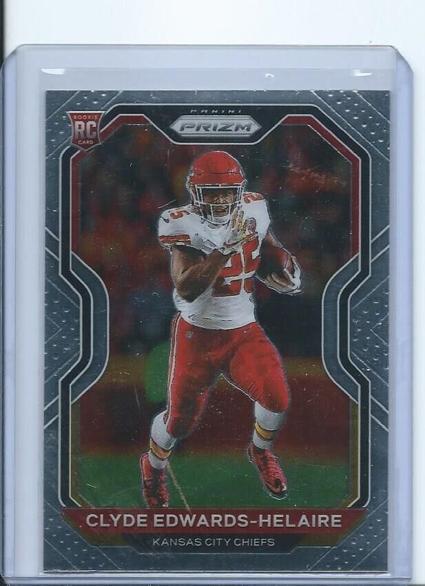 CLYDE EDWARDS-HELAIRE 2020 PANINI PRIZM TRUE ROOKIE RC #328
