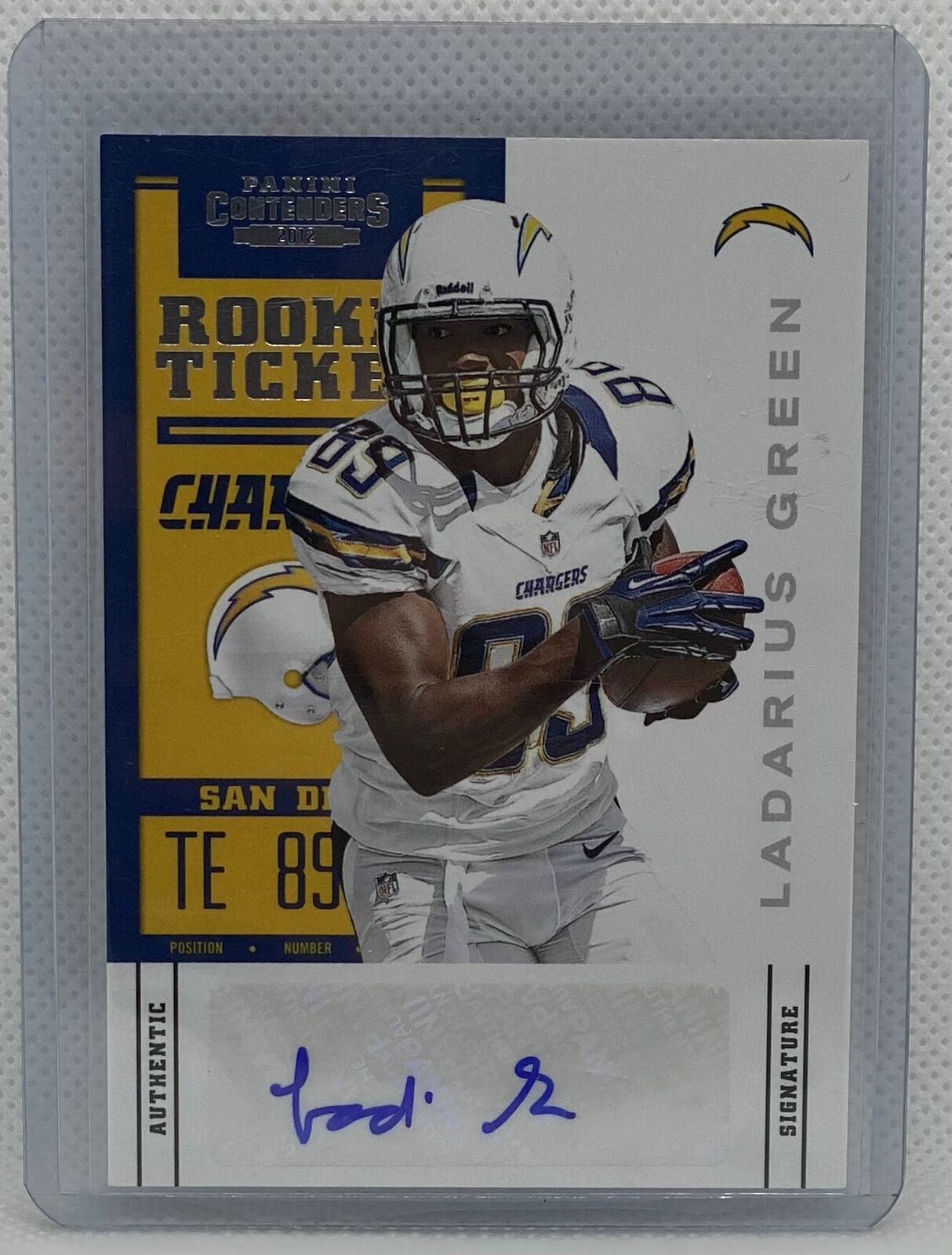 LADARIUS GREEN 2012 PANINI CONTENDERS ROOKIE TICKET AUTO RC #156