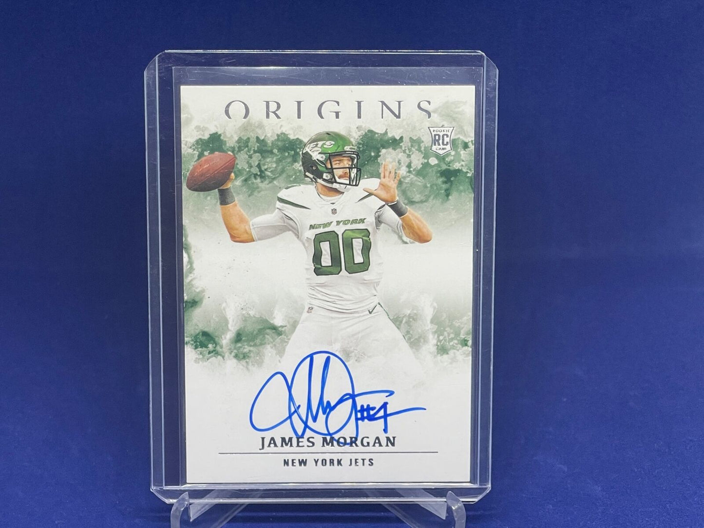 JAMES MORGAN 2020 PANINI ORIGINS ON CARD AUTO ROOKIE RC