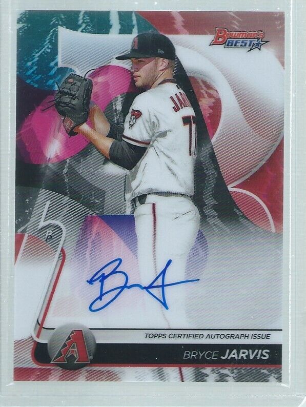 BRYCE JARVIS 2020 BOWMAN'S BEST ON CARD AUTO PROSPECT
