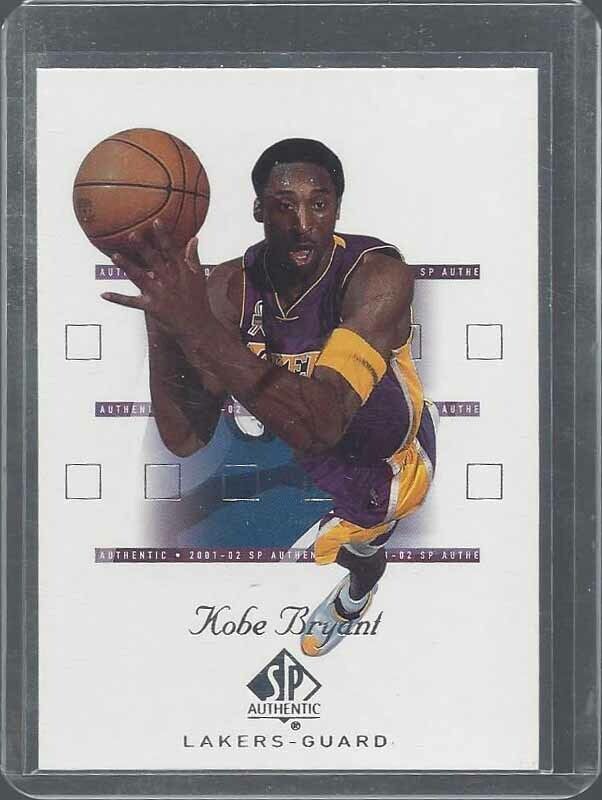 KOBE BRYANT 2001-02 SP AUTHENTIC LAKERS BASE #38