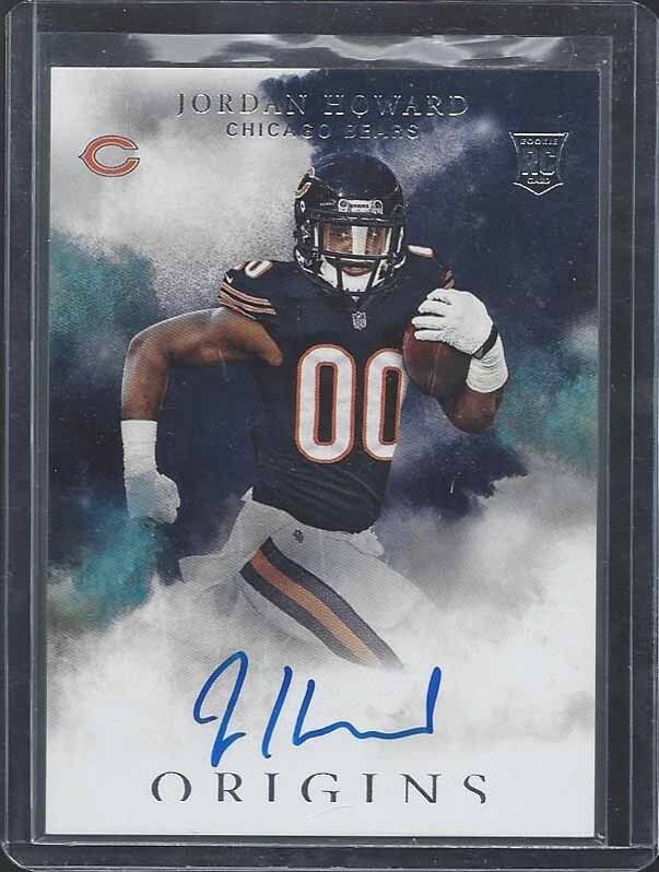 JORDAN HOWARD 2016 PANINI ORIGINS BEARS ON CARD ROOKIE AUTO RC #136