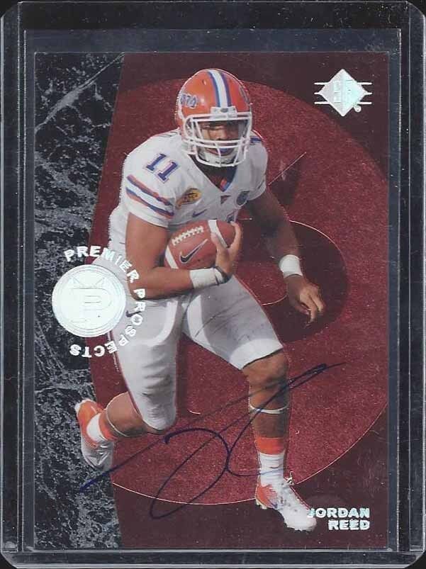 JORDAN REED 2013 SP AUTHENTIC PREMIER PROSPECTS 1996 SSP ON CARD ROOKIE AUTO RC