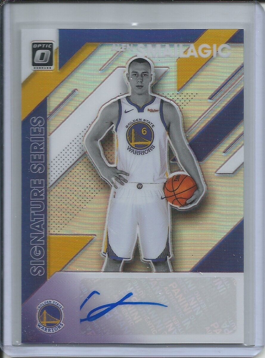 ALAN SMAILAGIC 2019-20 DONRUSS OPTIC SIGNATURE SERIES SILVER HOLO PRIZM AUTO RC