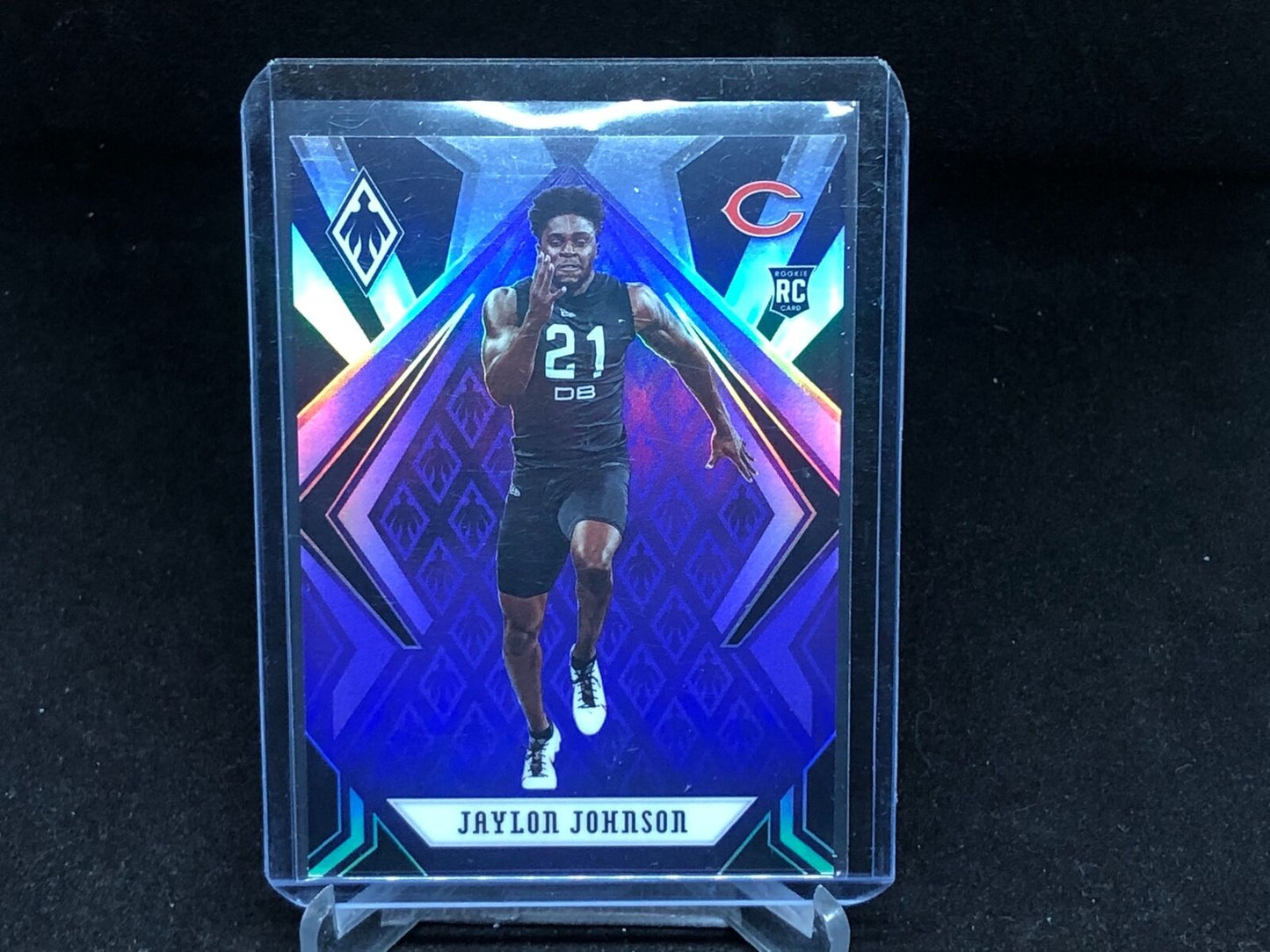 JAYLON JOHNSON 2020 PANINI PHOENIX PURPLE PRIZM RC #D 29/149
