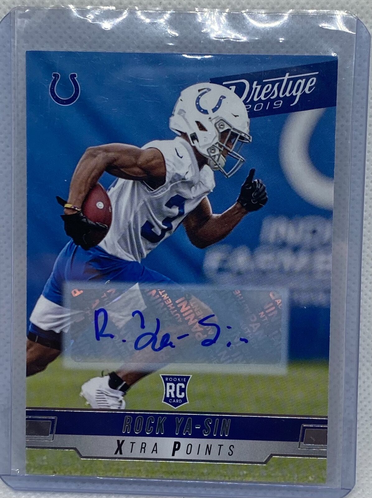 ROCK YA-SIN 2019 PANINI PRESTIGE XTRA POINTS AUTO RC #250