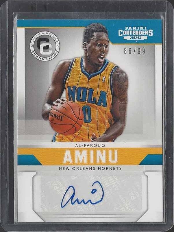 AL FAROUQ AMINU 2012-13 PANINI CONTENDERS CONTEMPORARY AUTO #D 86/99