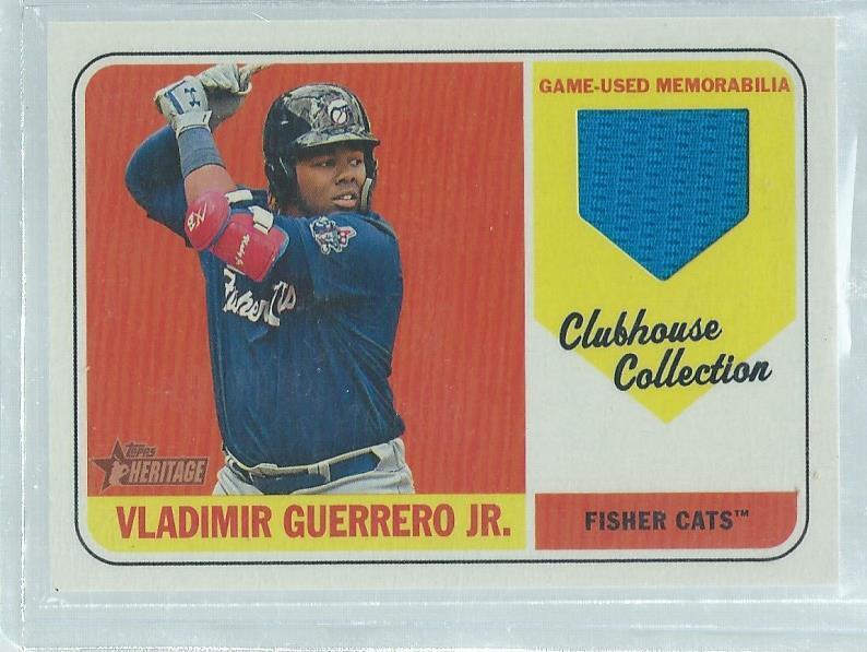 VLADIMIR GUERRERO 2018 TOPPS HERITAGE CLUBHOUSE COLLECTION JERSEY PROSPECT