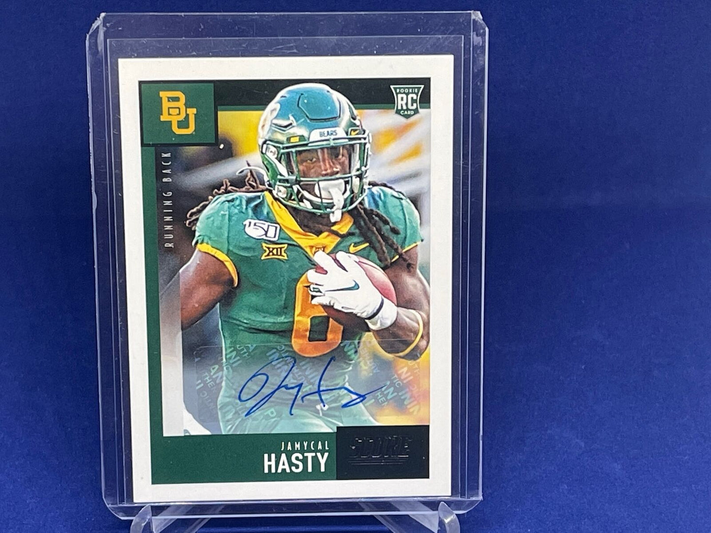 JAMYCAL HASTY 2020 PANINI SCORE AUTOGRAPH ROOKIE AUTO RC # 383