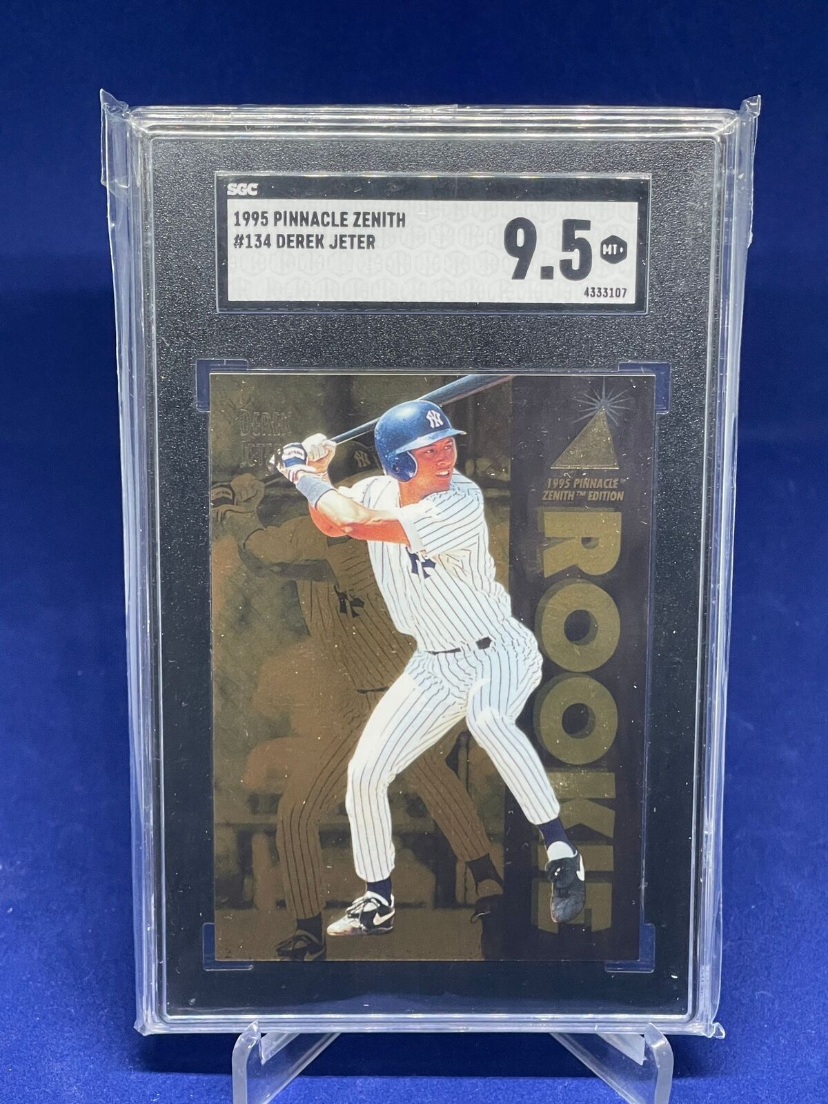 DEREK JETER 1995 PINNACLE ZENITH ROOKIE RC #134 SGC 9.5 GEM MINT