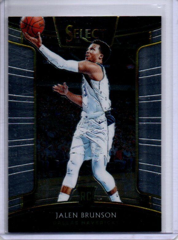 JALEN BRUNSON 2018-19 PANINI SELECT TRUE ROOKIE RC #8