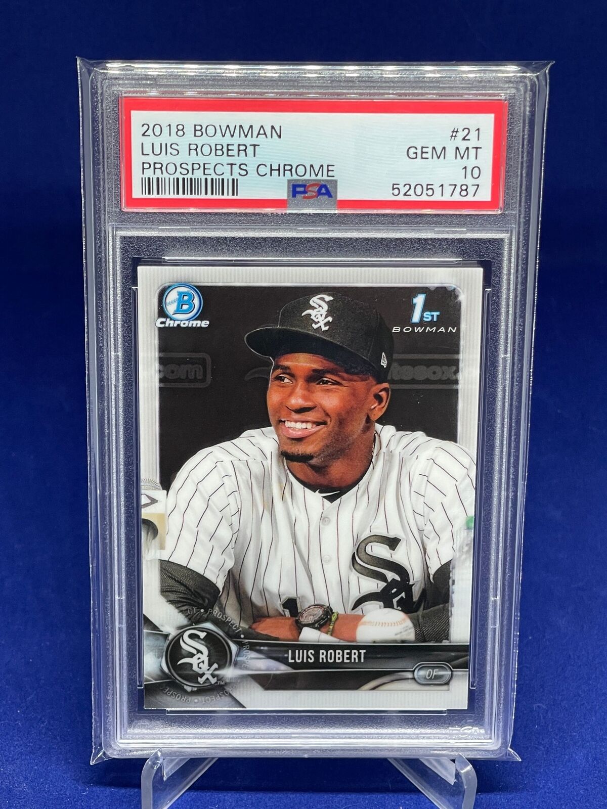 LUIS ROBERT 2018 BOWMAN 1ST PROSPECTS CHROME PROSPECT #21 PSA 10 GEM MINT
