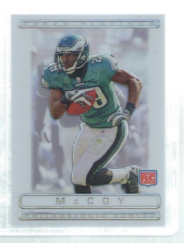 LESEAN MCCOY 2009 TOPPS PLATINUM REFRACTOR ROOKIE RC #D 488/499