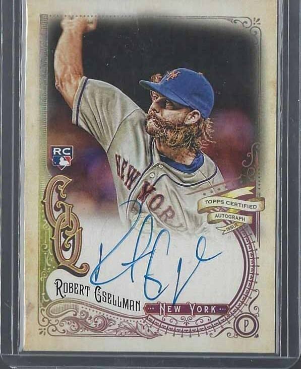 ROBERT GSELLMAN 2017 TOPPS GYPSY QUEEN METS ROOKIE ON CARD AUTO RC