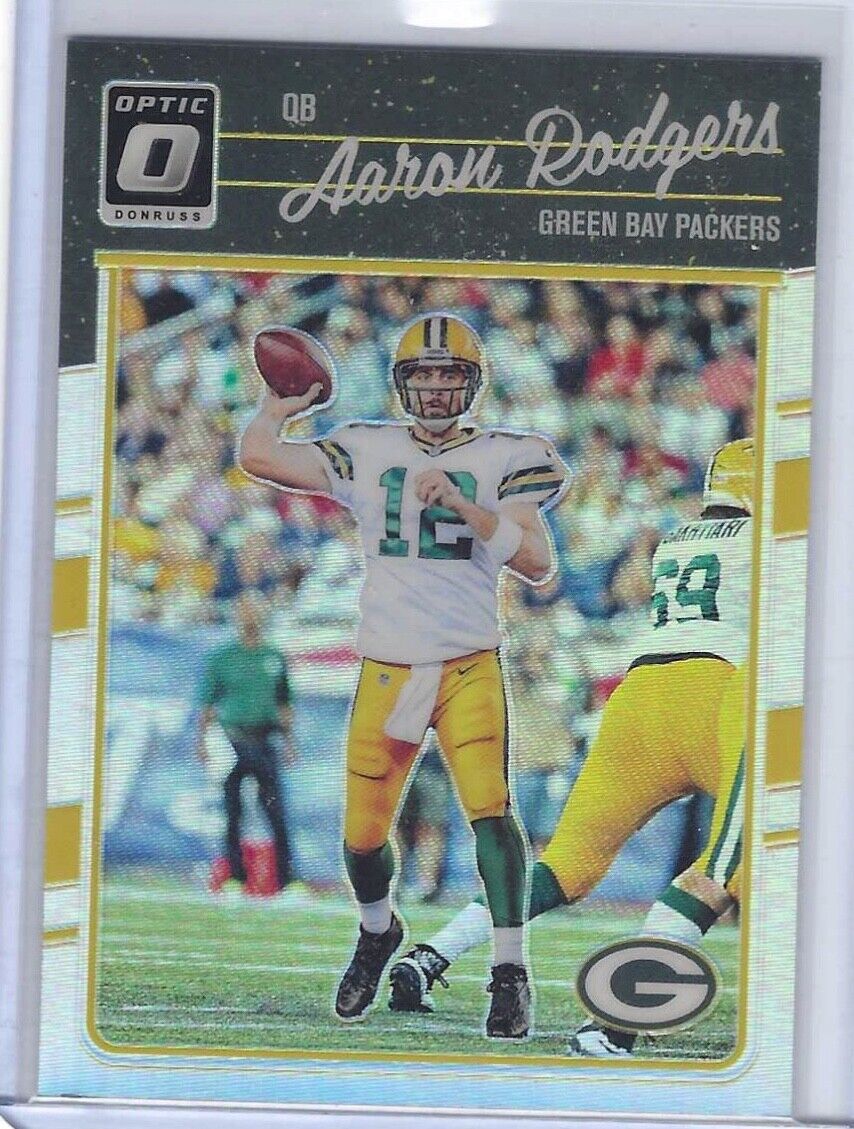 AARON RODGERS 2016 DONRUSS OPTIC SILVER HOLO #36