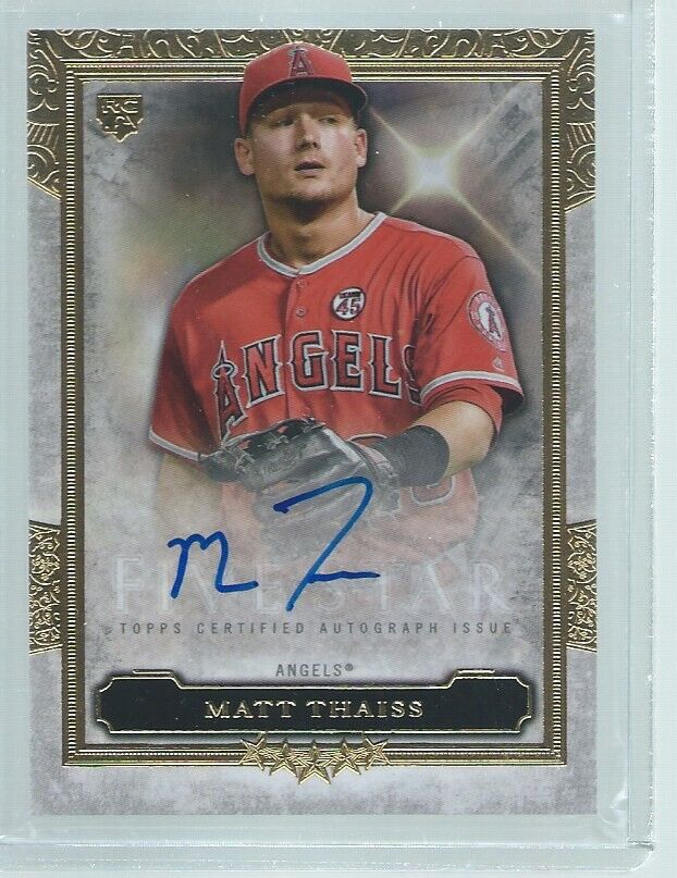 MATT THAISS 2020 TOPPS FIVE STAR ON CARD AUTO ROOKIE RC