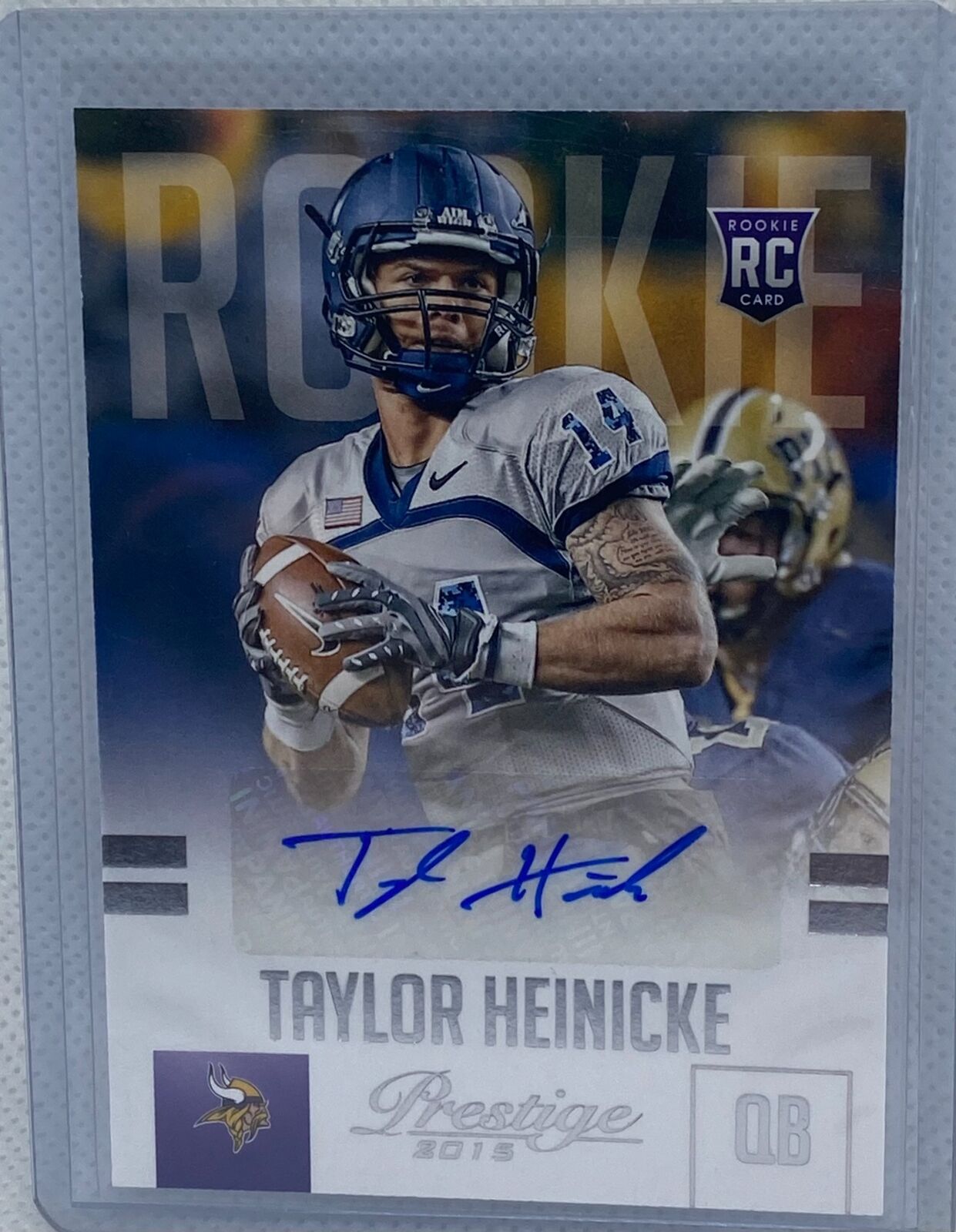 TAYLOR HEINICKE 2015 PANINI PRESTIGE ROOKIE AUTO RC #288