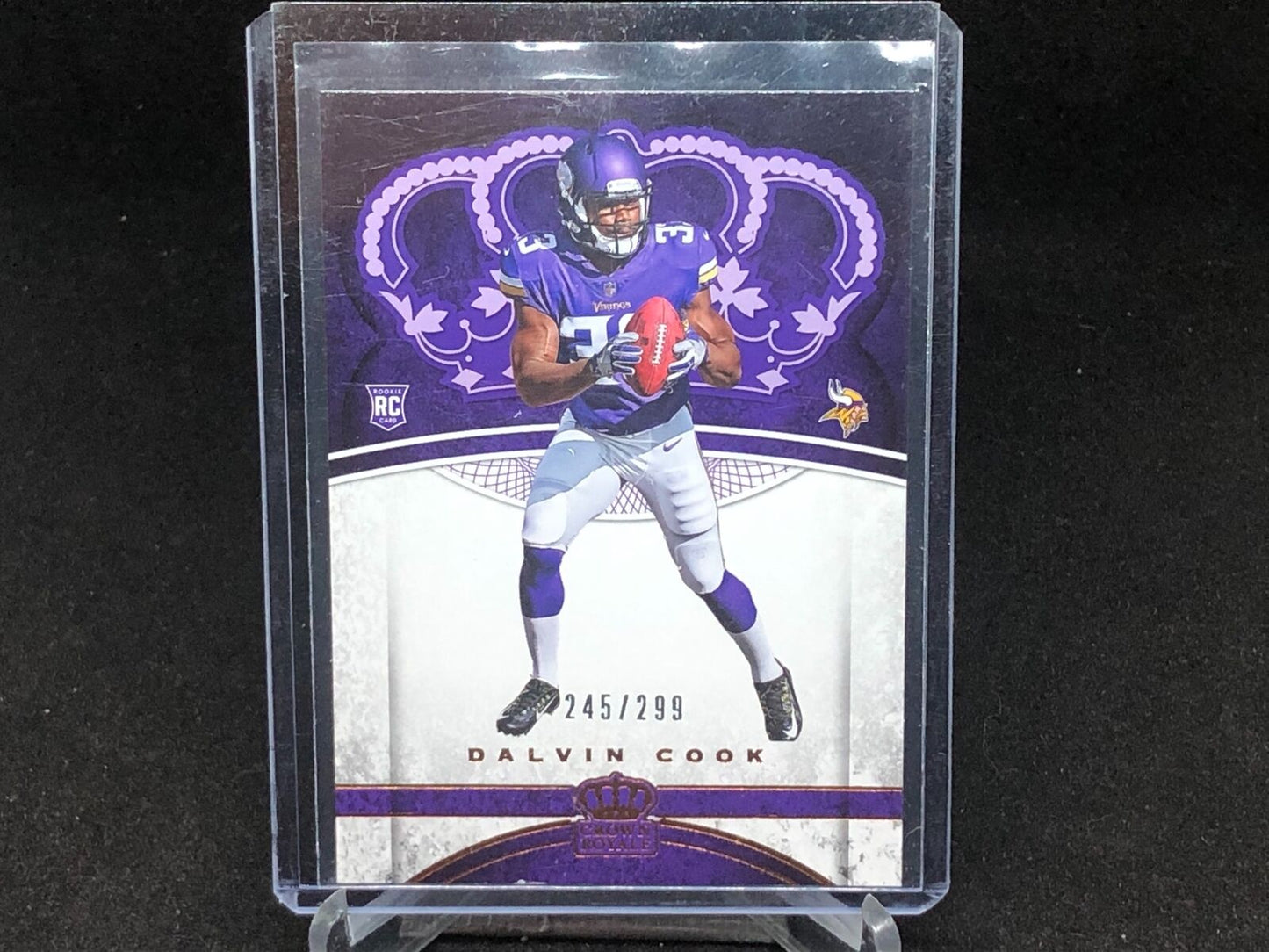 DALVIN COOK 2017 PANINI CROWN ROYALE BRONZE RC #D 245/299