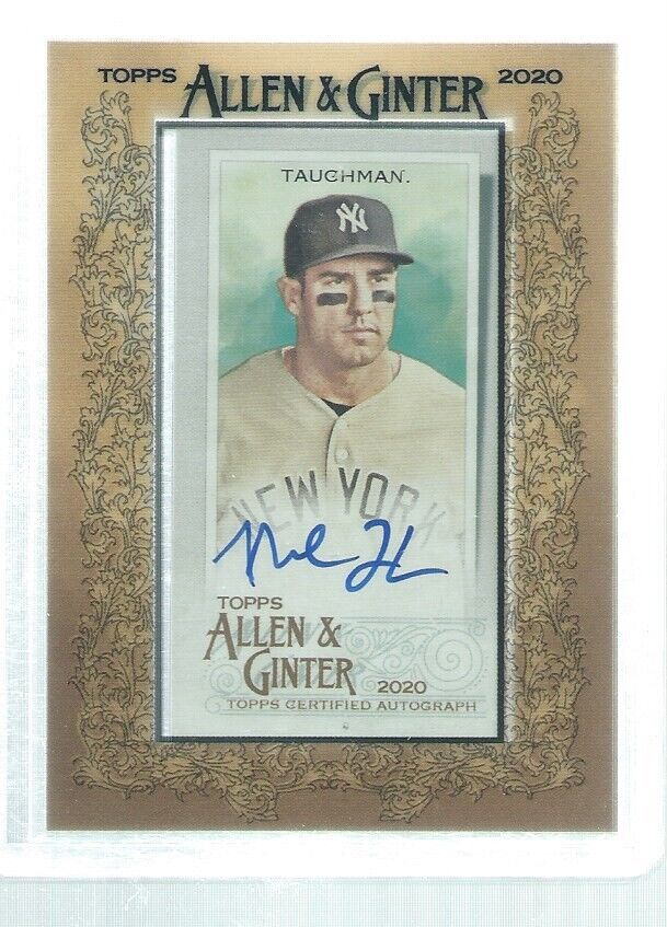 MIKE TAUCHMAN 2020 TOPPS ALLEN & GINTER ON CARD AUTO