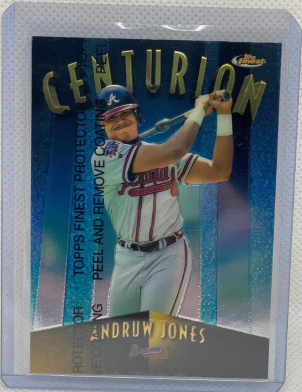 ANDRUW JONES 2020 TOPPS FINEST CENTURION LIGHT #D 379/500