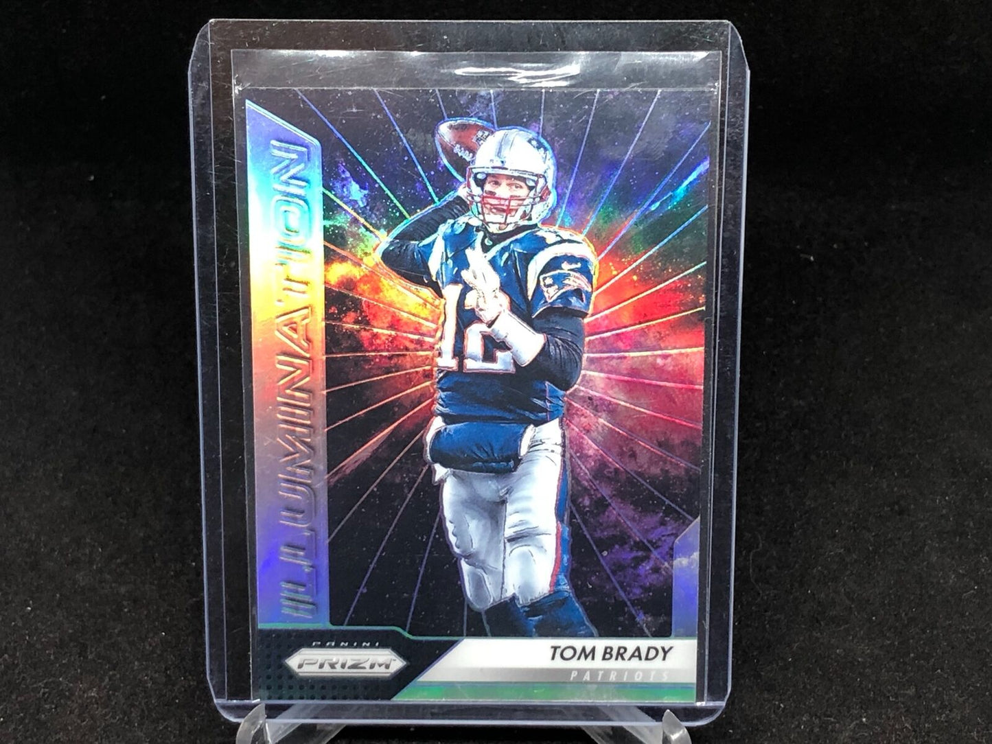 TOM BRADY 2016 PANINI PRIZM ILLUMINATION SILVER PRIZMS # 3