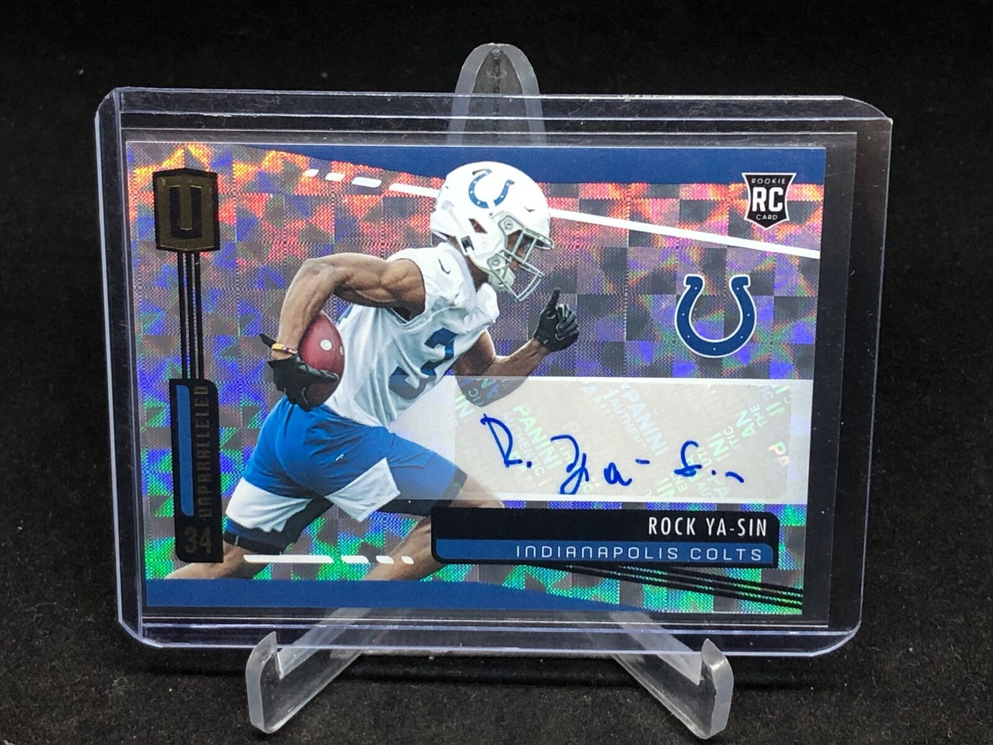 ROCK YA SIN 2019 PANINI UNPARALLELED HYPER AUTO RC #D 3/25