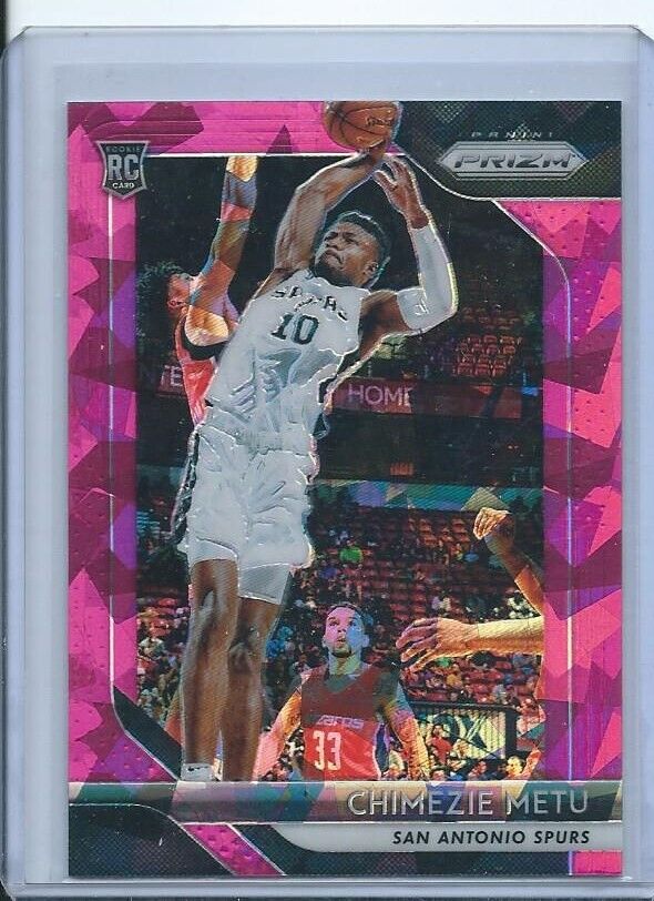CHIMEZIE METU 2018-19 PANINI PRIZM PINK ICE PRIZMS RC #241