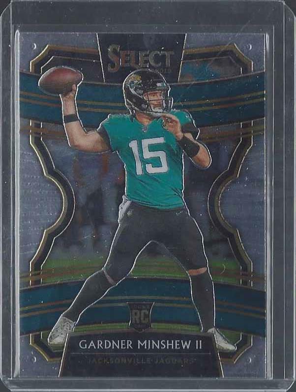 GARDNER MINSHEW II 2019 PANINI SELECT JAGUARS CONCOURSE TRUE ROOKIE RC #10