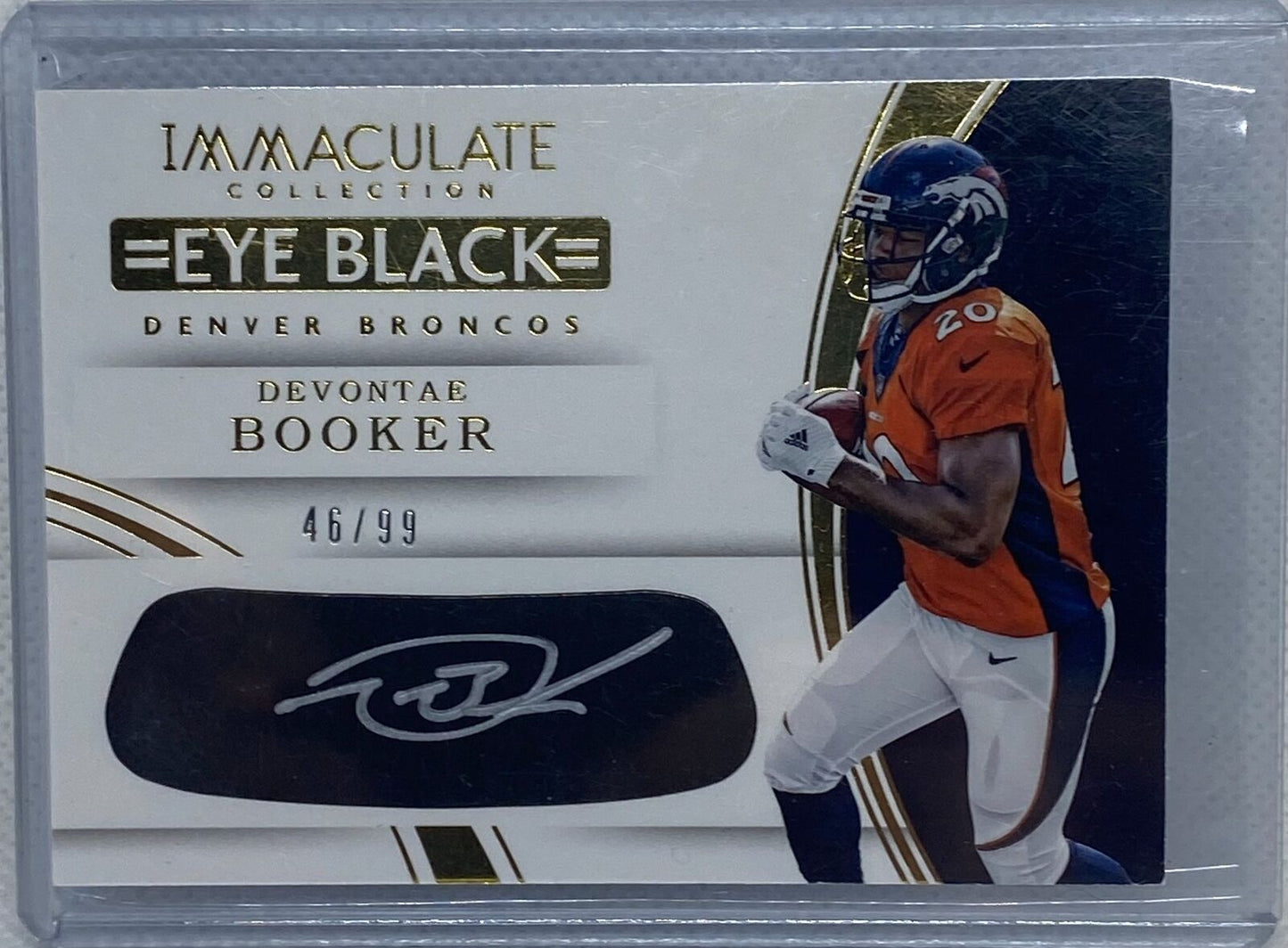 DEVONTAE BOOKER 2016 PANINI IMMACULATE COLLECTION EYE BLACK AUTO RC #D /99