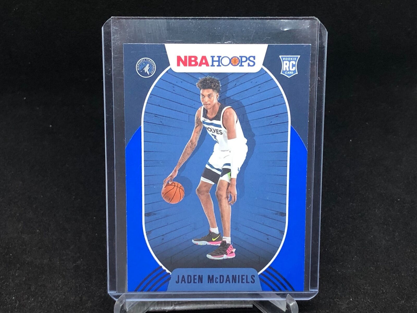 JADEN MCDANIELS 2020-21 PANINI HOOPS BLUE RC SP # 245