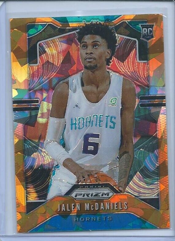 JALEN MCDANIELS 2019-20 PANINI PRIZM ORANGE ICE PRIZMS RC #297