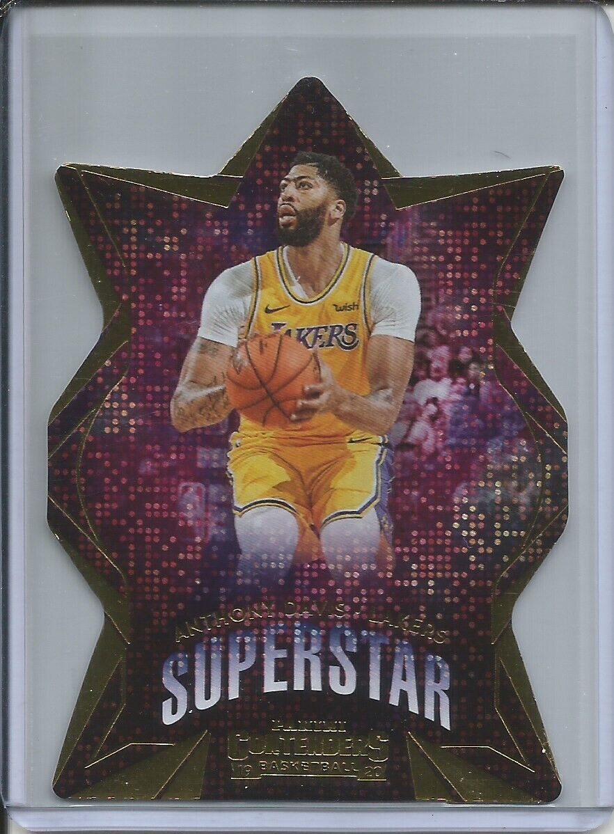 ANTHONY DAVIS 2019-20 PANINI CONTENDERS SUPERSTAR DIECUT LAKERS
