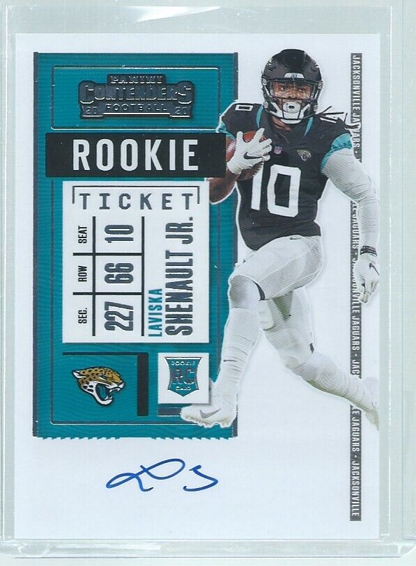 LAVISKA SHENAULT JR 2020 PANINI CONTENDERS ROOKIE TICKET ON CARD AUTO RC #117