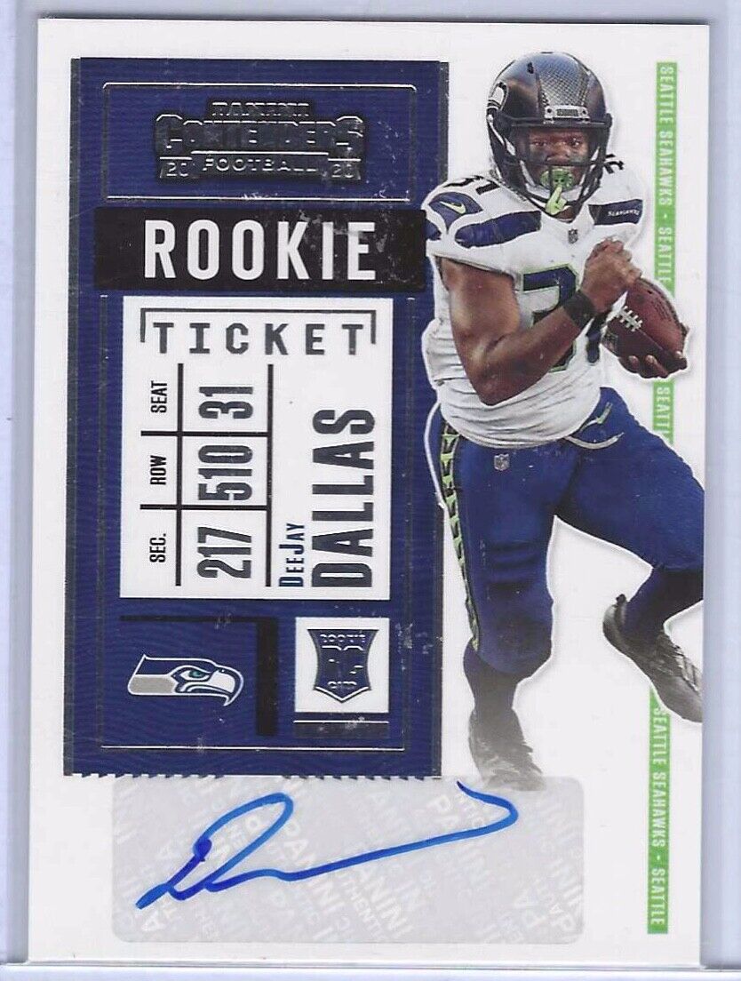 DEEJAY DALLAS 2020 CONTENDERS ROOKIE TICKET AUTO RC #192