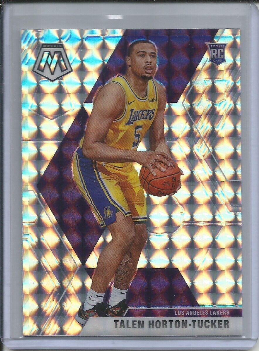 TALEN HORTON-TUCKER 2019-20 PANINI MOSAIC SILVER WAVE PRIZM ROOKIE RC #215