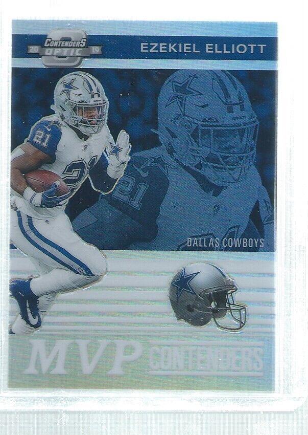 EZEKIEL ELLIOTT 2019 CONTENDERS OPTIC MVP PRIZM #D 92/165