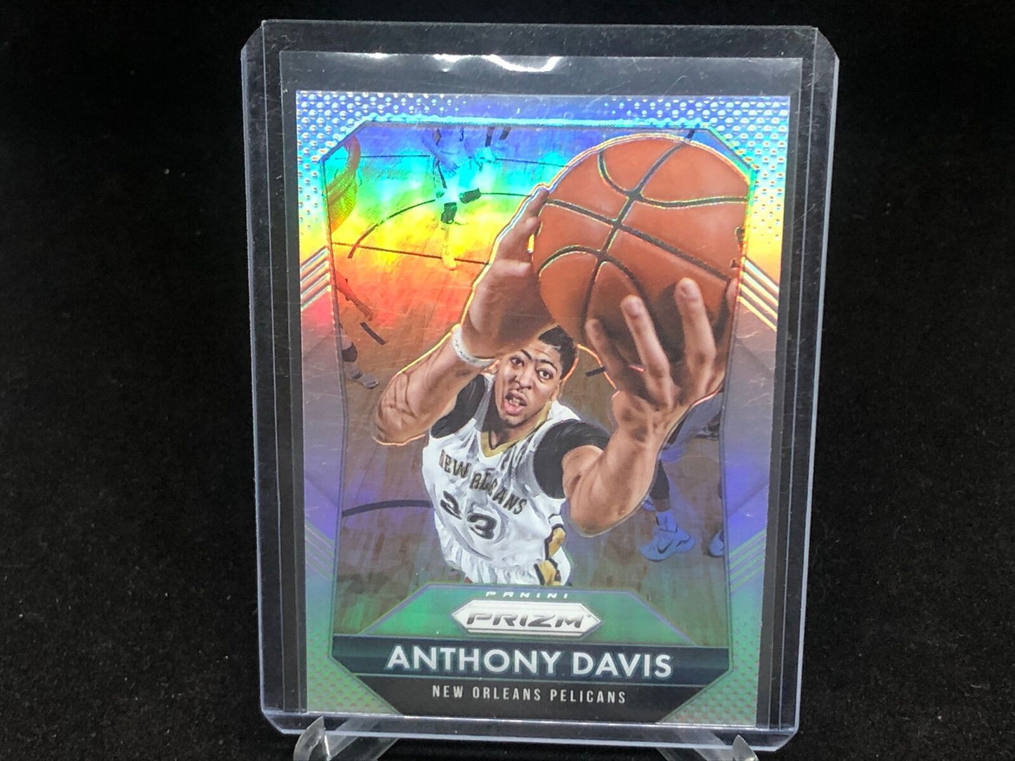 ANTHONY DAVIS 2015-16 PANINI PRIZM SILVER PRIZM # 55