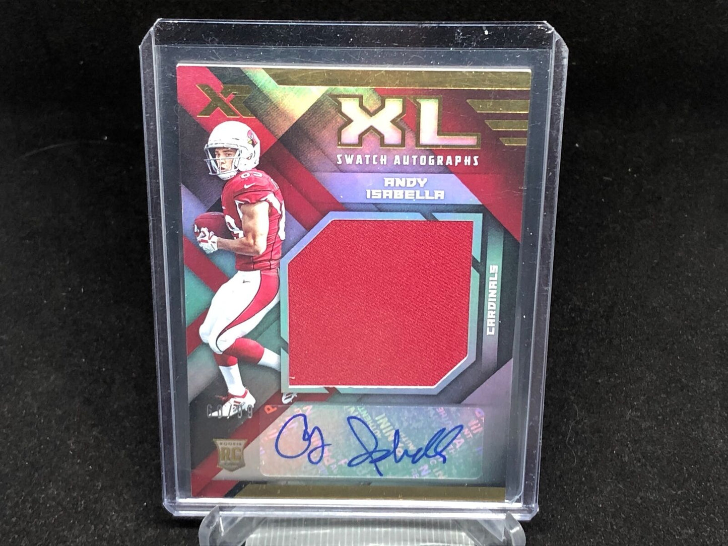 ANDY ISABELLA 2019 PANINI XR XL JERSEY AUTO RC #D /99