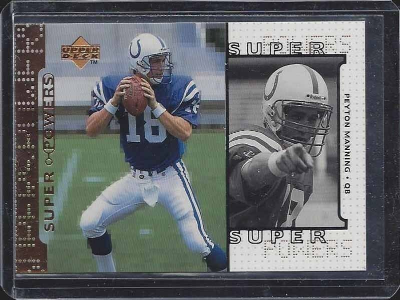 PEYTON MANNING 1998 UPPER DECK SUPER POWERS COLTS ROOKIE RC