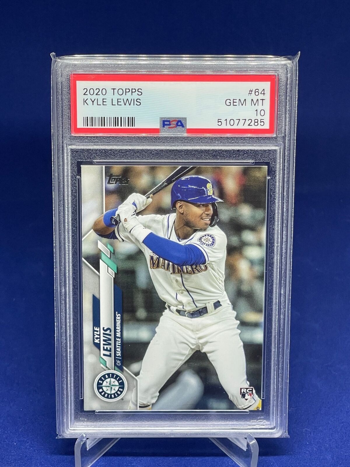 KYLE LEWIS 2020 TOPPS ROOKIE RC #64 PSA 10 GEM MINT