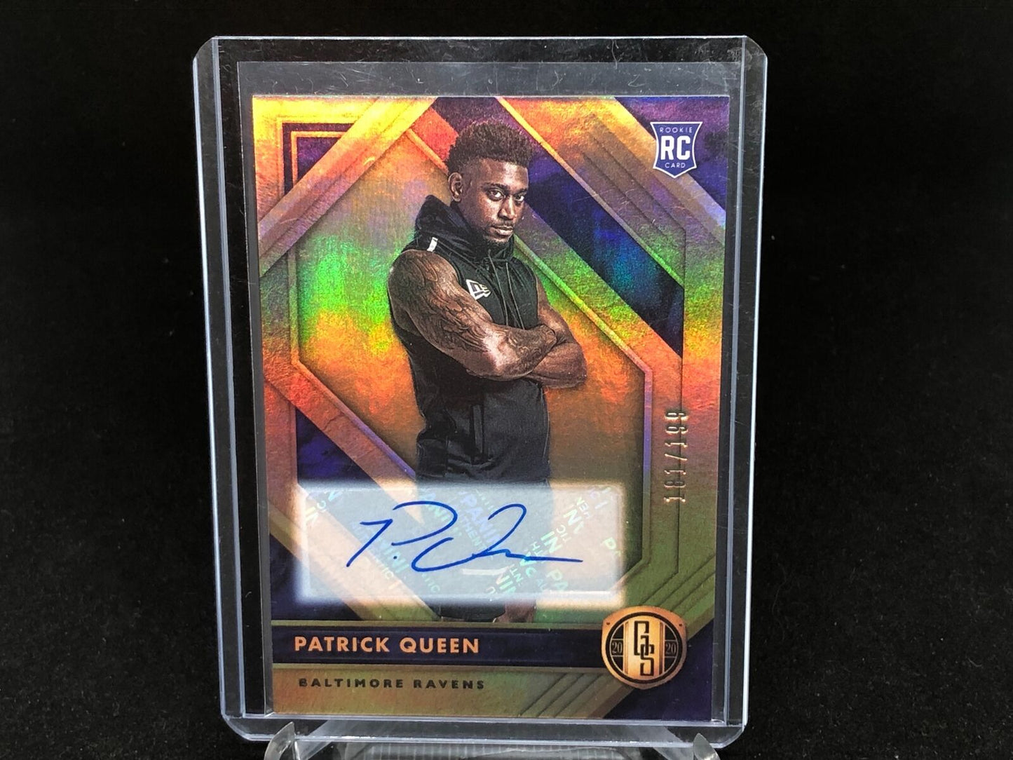 PATRICK QUEEN 2020 PANINI GOLD STANDARD AUTO RC #D /199