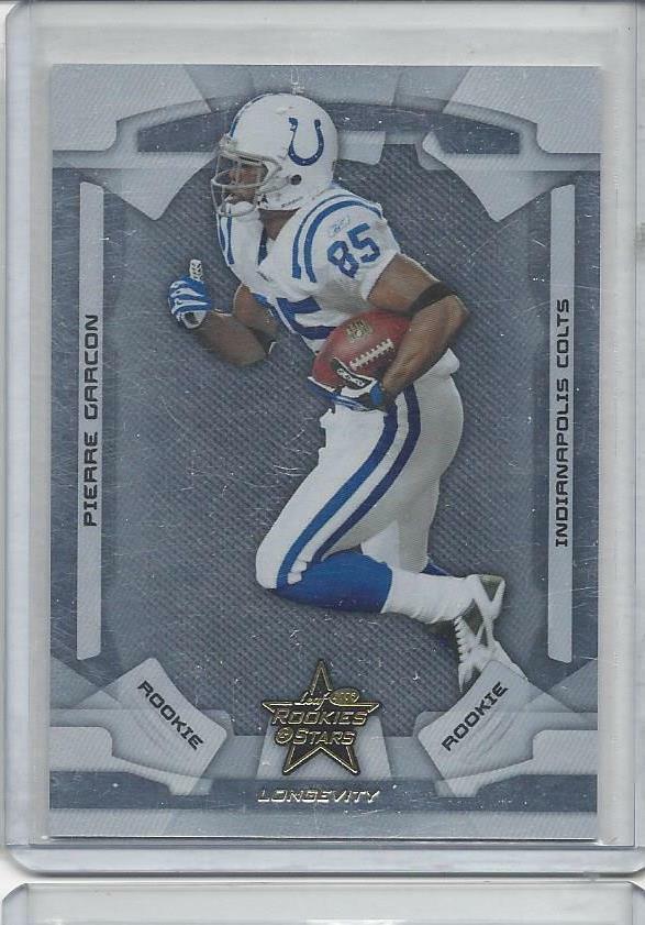 PIERRE GARCON 2008 LEAF ROOKIES & STARS SILVER FOIL COLTS RC #D 937/999